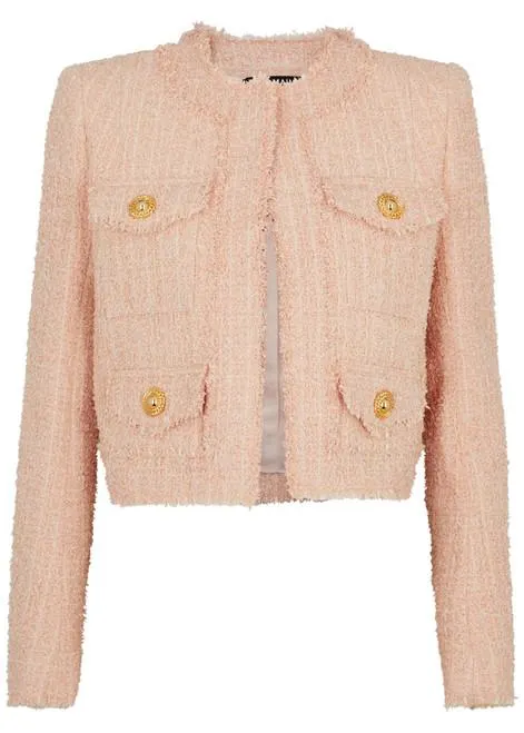 Bouclé tweed jacket