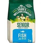 James Wellbeloved Dry Senior Dog Food Fish & Rice 2kg