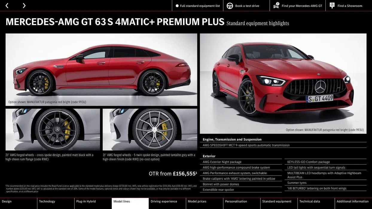 Mercedes-AMG GT 4-Door Coupé from 22 August to 22 August 2025 - Catalogue Page 19