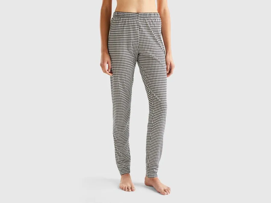 Houndstooth trousers