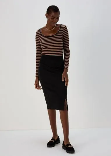 Black Pencil Skirt - Size 8