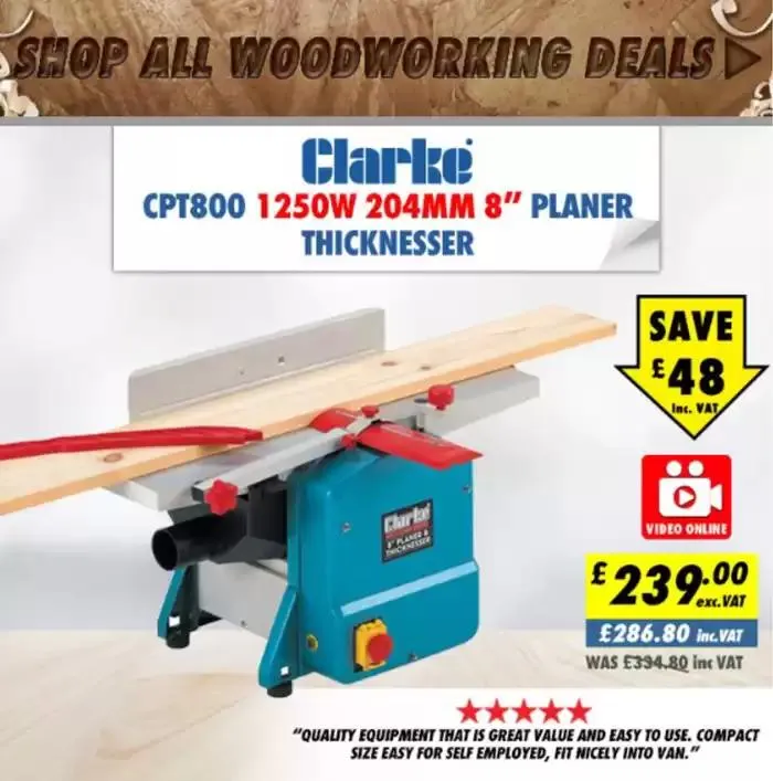 Clarke Woodworking from 7 March to 18 March 2025 - Catalogue Page 6