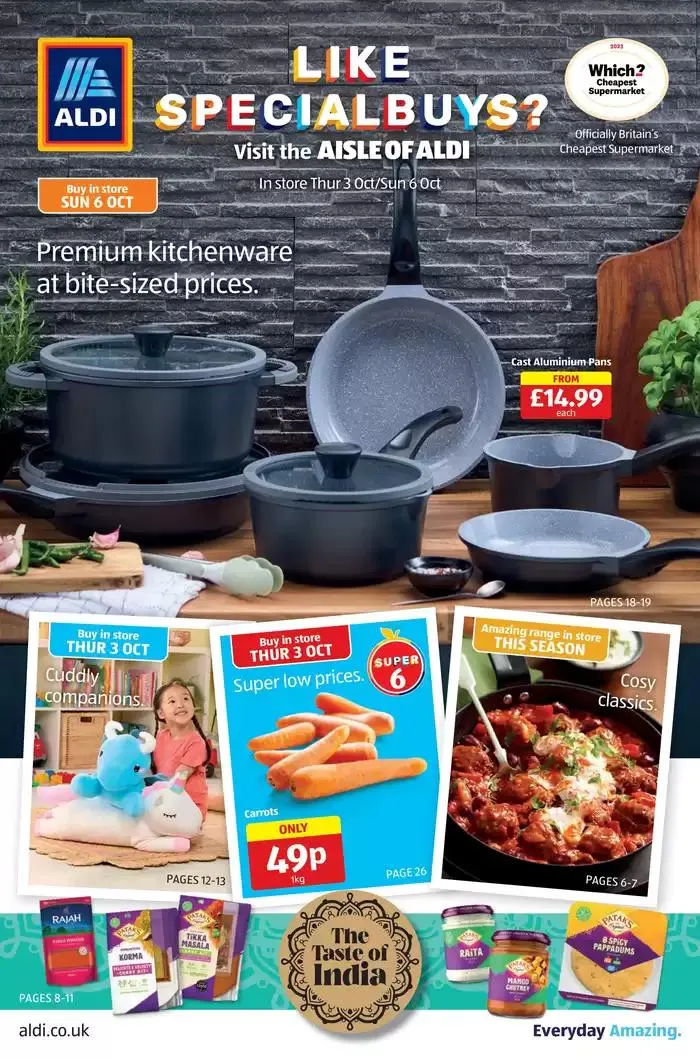 Aldi SpecialBuys Scotland from 27 September to 11 October 2024 - Catalogue Page 1