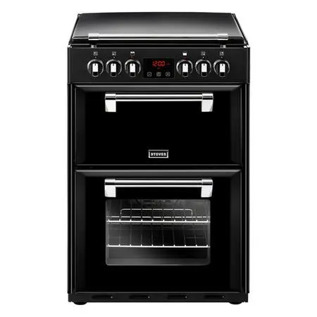 Stoves Richmond 600E 60cm Double Oven Electric Cooker - Black