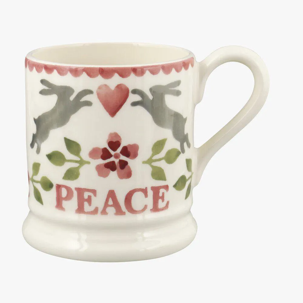 Seconds Lovebirds Peace 1/2 Pint Mug