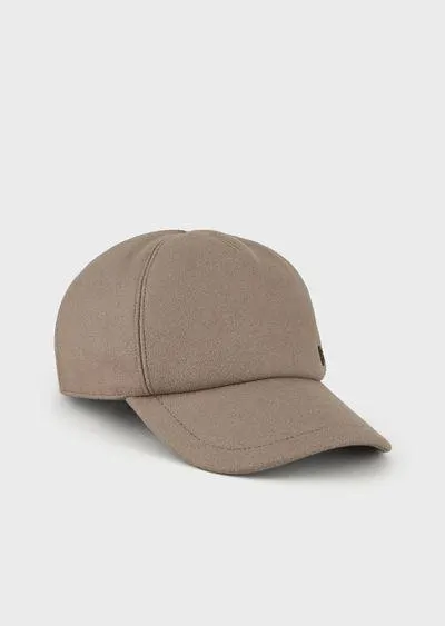 Wool-blend baseball cap
