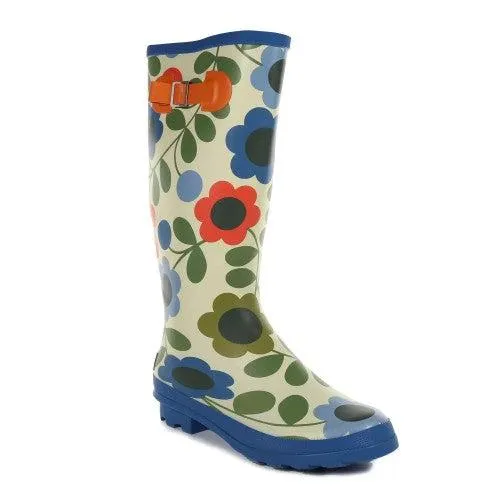 Regatta Womens/Ladies Orla Kiely Meadow Floral Wellington Boots