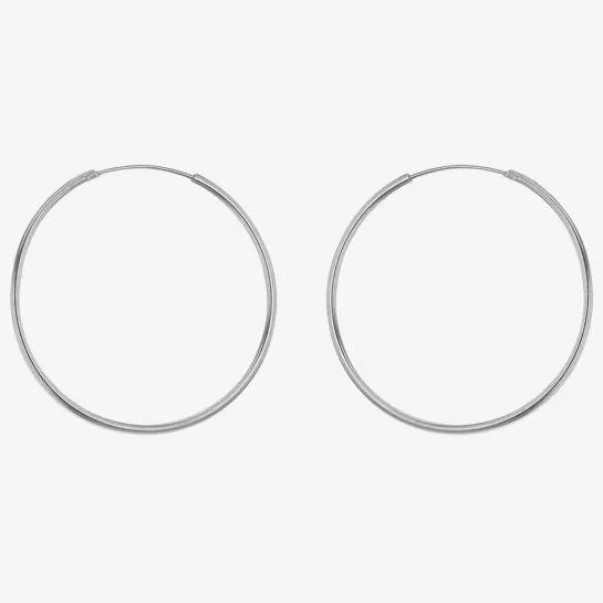 Sterling Silver 16mm Sleeper Hoop Earrings 8.51.2479