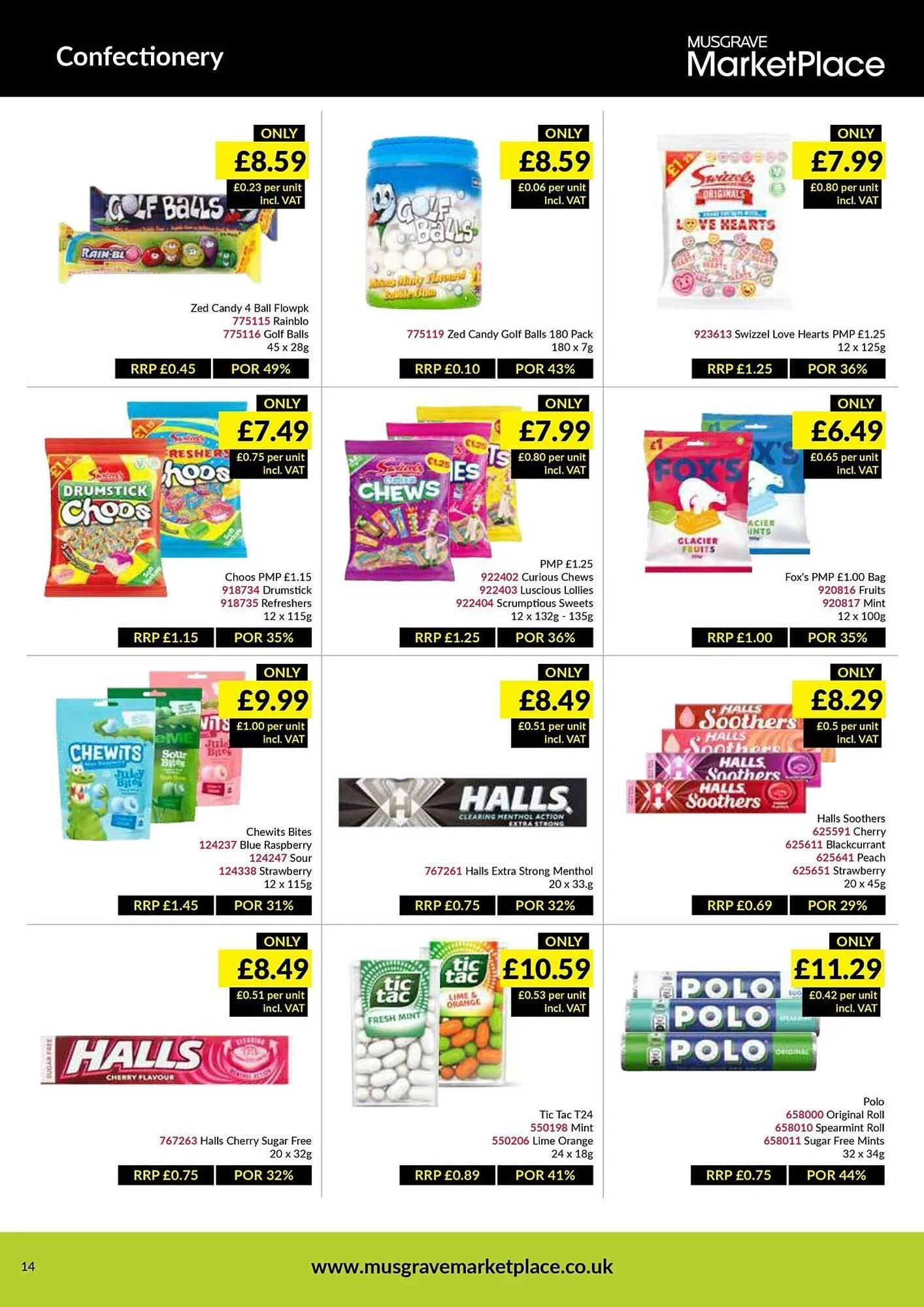 Musgrave MarketPlace leaflet from 5 January to 25 January 2026 - Catalogue Page 14