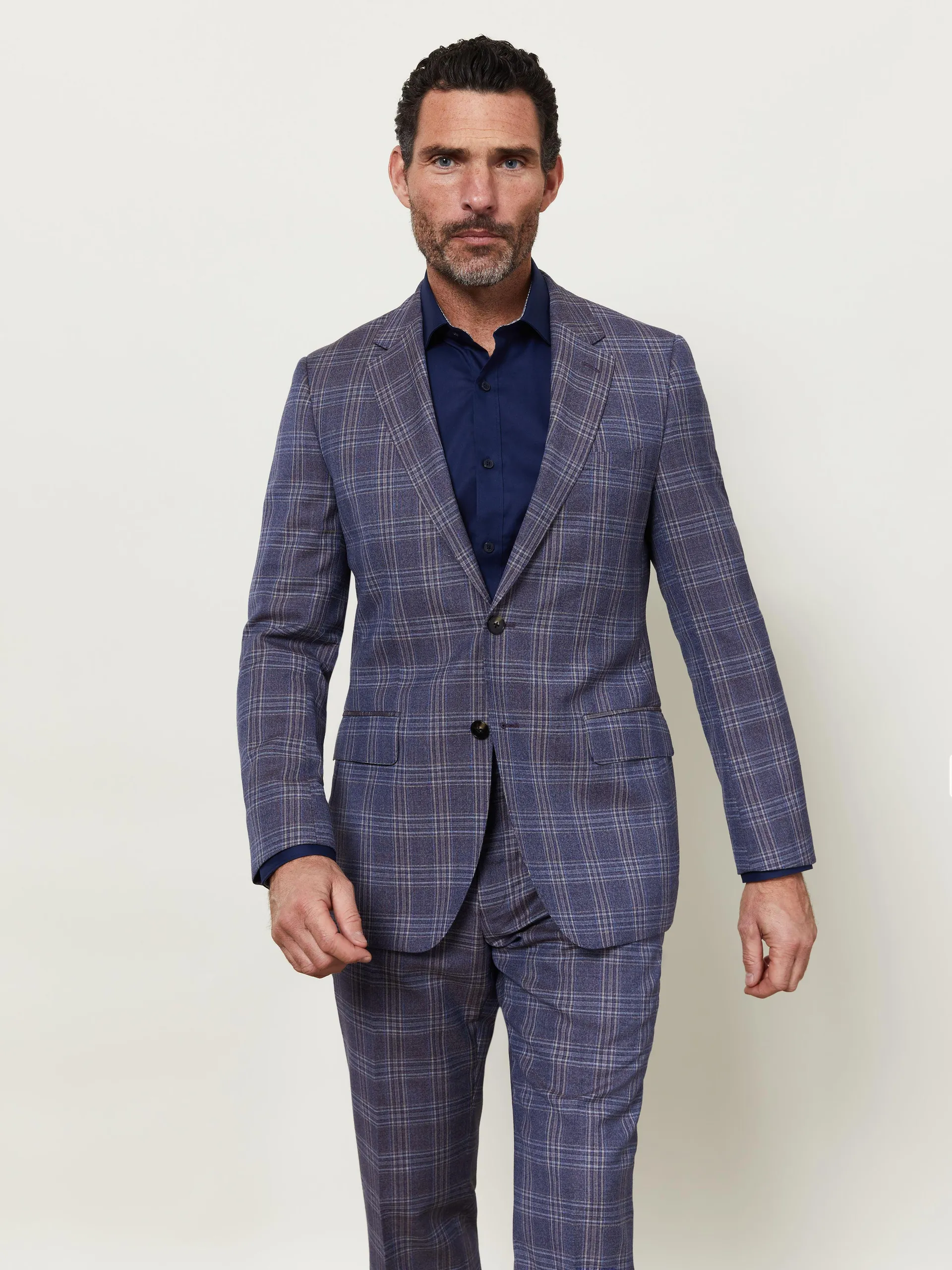 Sandringham Infinity Slim Fit Melange Check Jacket