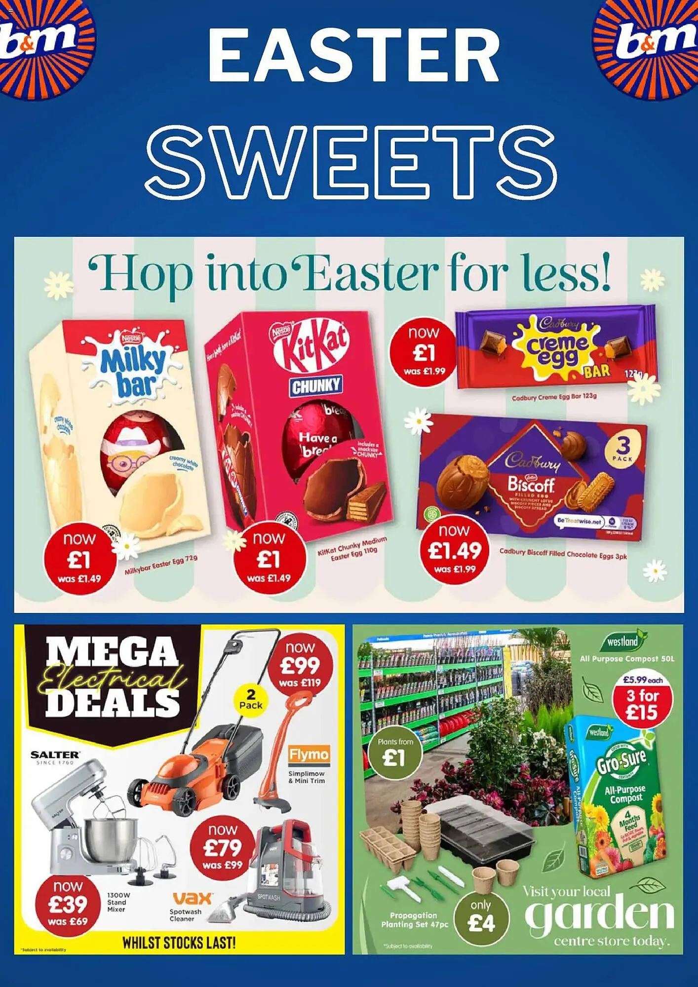 B&M Stores leaflet from 25 March to 25 April 2026 - Catalogue Page 1
