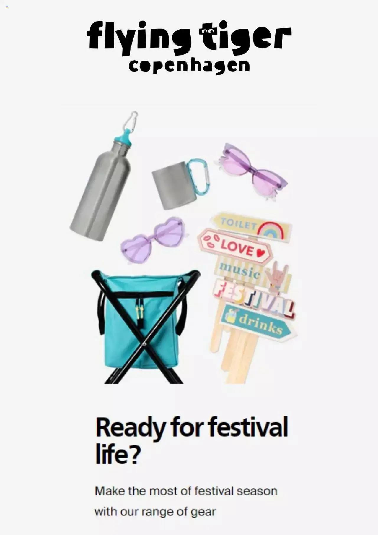 Flying Tiger Copenhagen offers from 17 May to 31 December 2023 - Catalogue Page 1