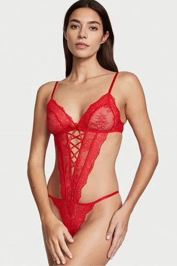 Soft Cup Crotchless Bodysuit