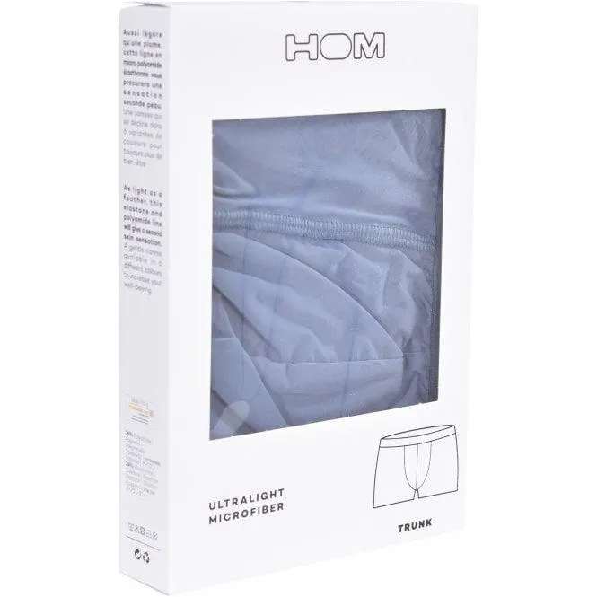 HOM Plume Ultra-light Boxer Trunk, Mid Blue