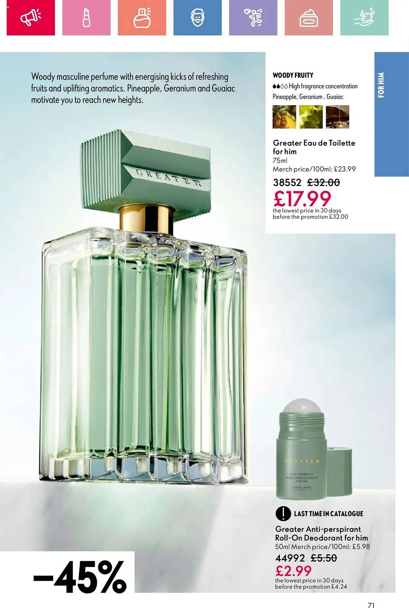 Oriflame leaflet from 29 May to 18 June 2025 - Catalogue Page 71
