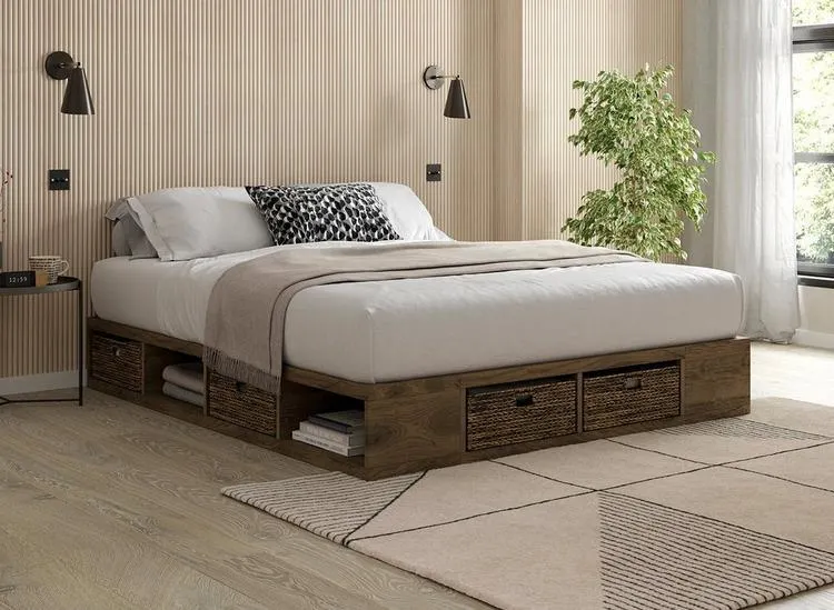 Carson Wooden Platform Bed Frame