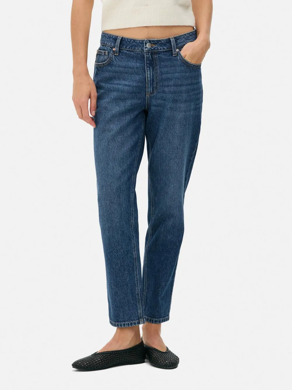 Straight Leg Slim Jeans