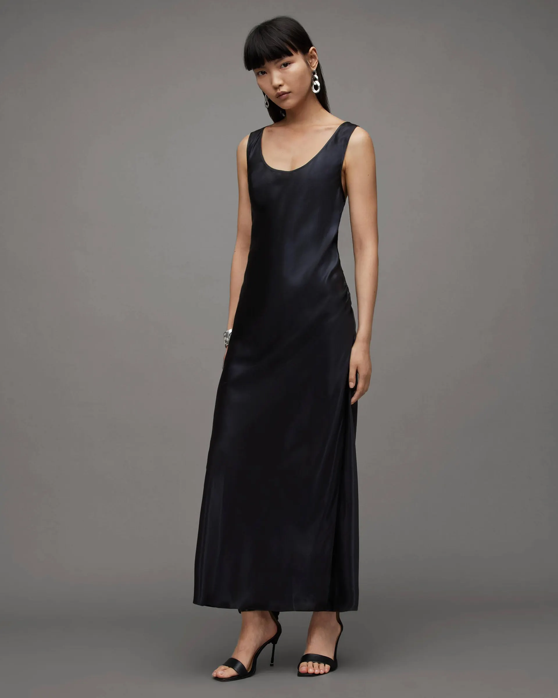 Cody Round Neck Maxi Slip Dress
