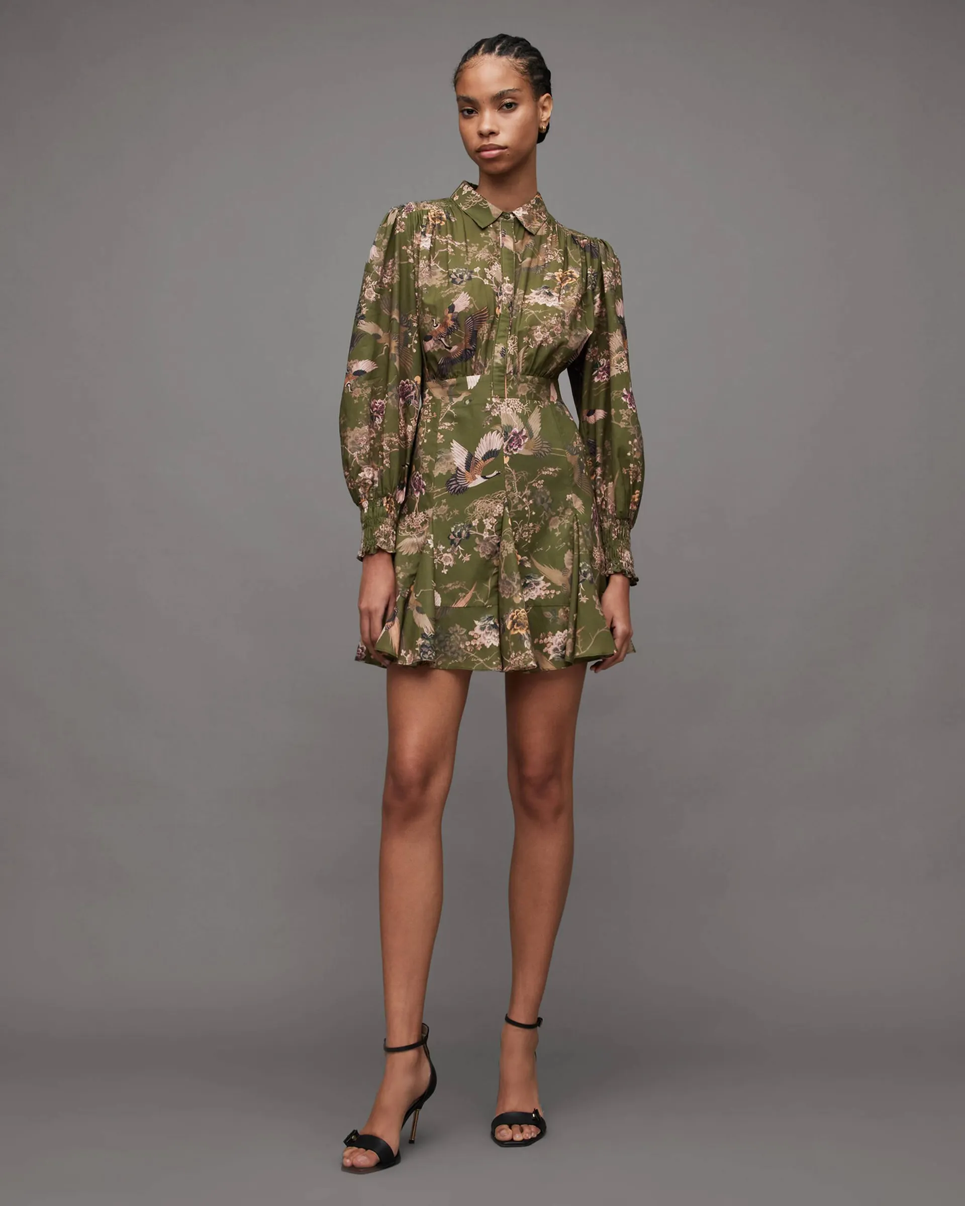 Keeley Peggy Floral Print Mini Dress