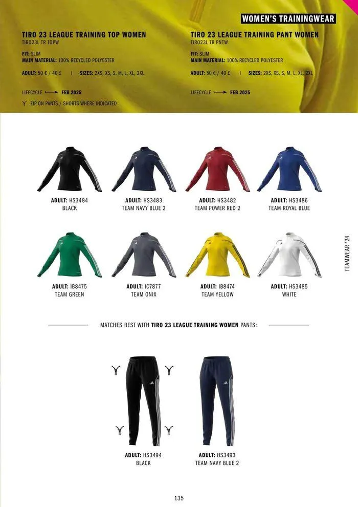Adidas Teamwear 2024 from 11 March to 31 December 2024 - Catalogue Page 135