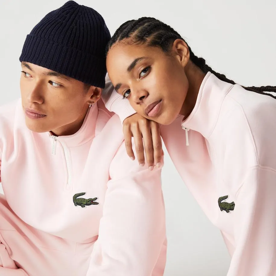 Unisex Zip High Neck Organic Cotton Jogger Sweatshirt