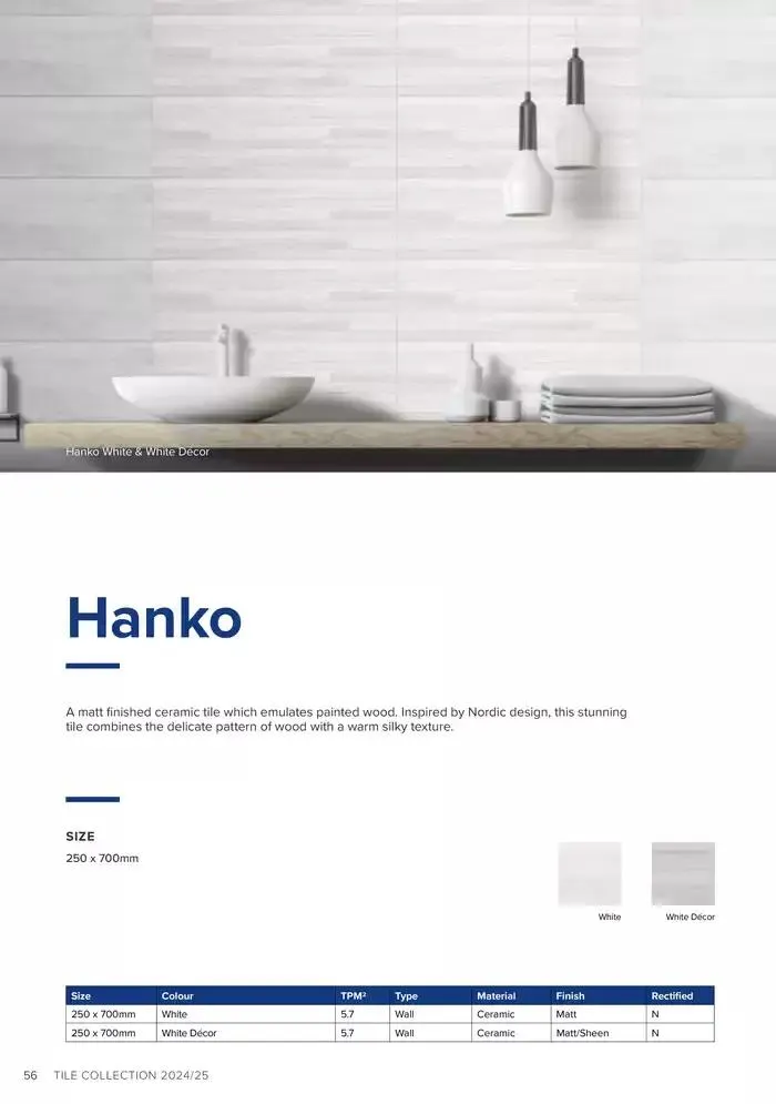 Tile Collection  from 14 January to 31 May 2025 - Catalogue Page 56