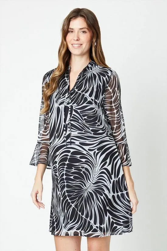 Double Tie Shift Dress