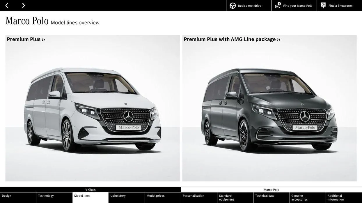 Mercedes Benz V-Class from 13 September to 13 September 2025 - Catalogue Page 36