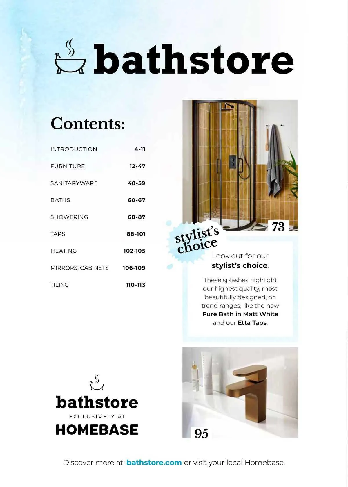 Bathstore Weekly Offers from 30 October to 31 December 2023 - Catalogue Page 1