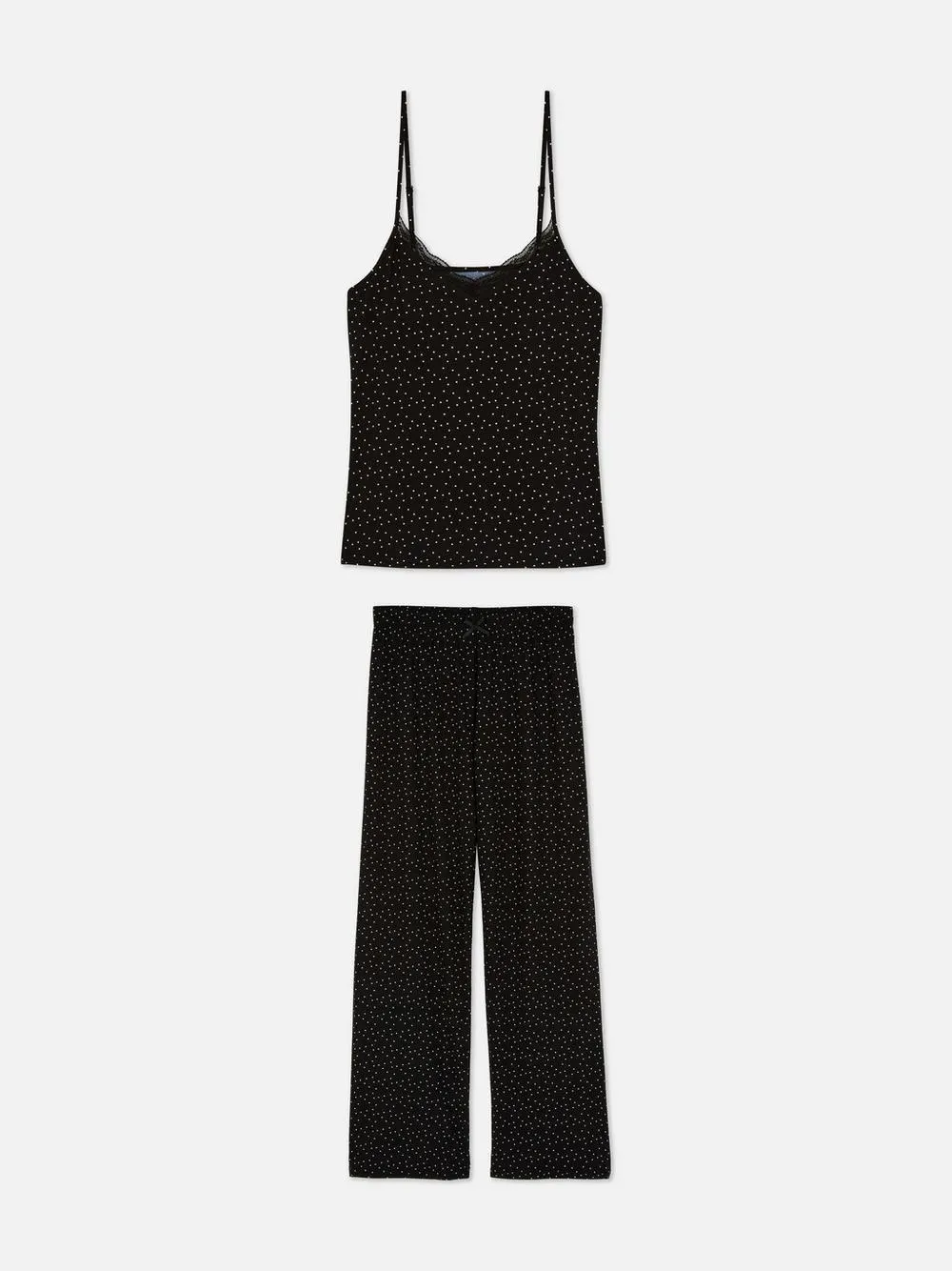 Cami & Long Sleeve Bottoms Pyjama Set