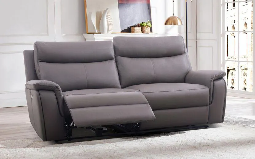Maverick Fabric 3 Seater Power Recliner Sofa