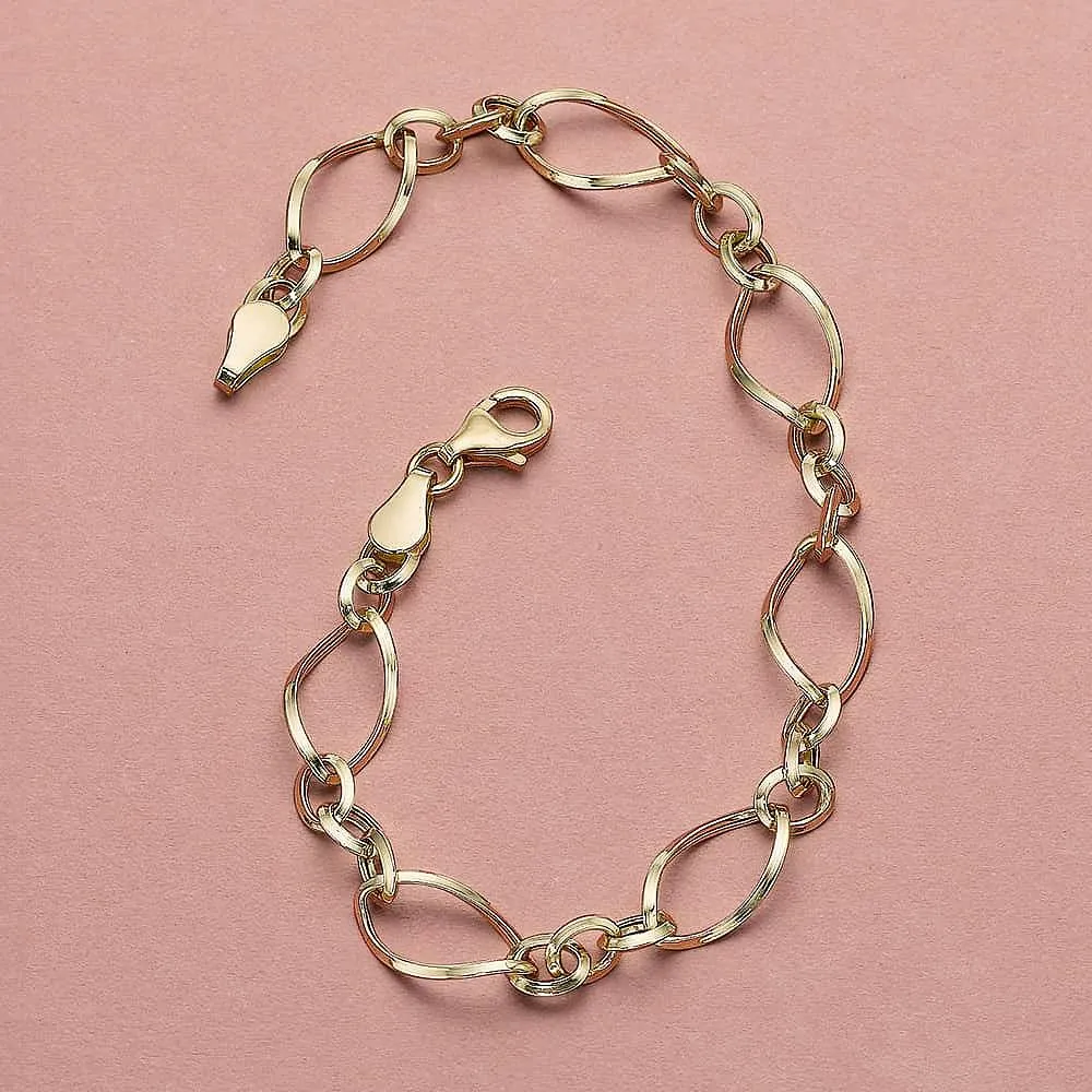Bound in Light Gold Bracelet