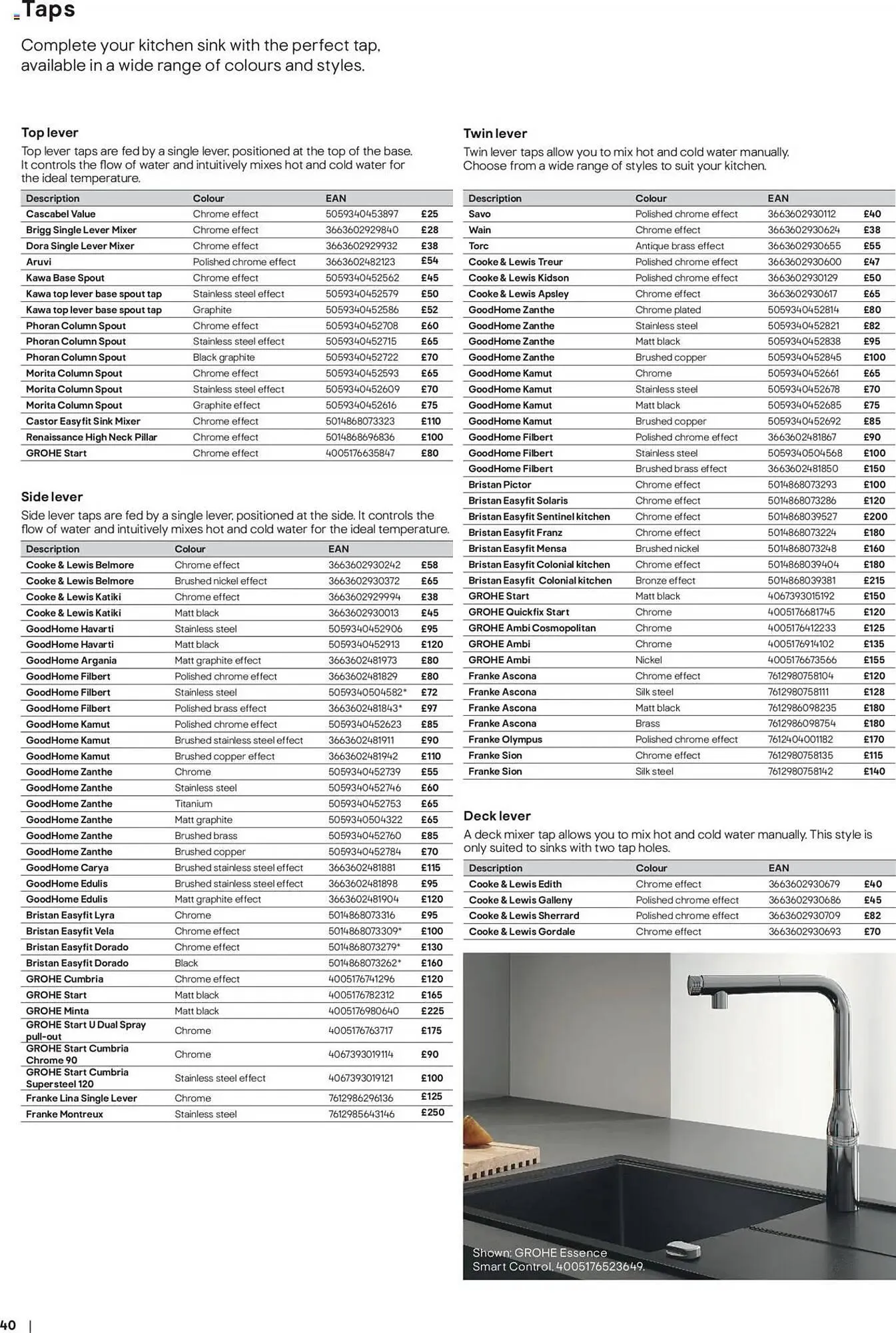 B&Q leaflet from 16 June to 1 January 2026 - Catalogue Page 40