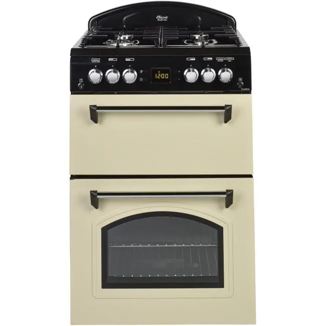Leisure Classic 60cm Double Oven Gas Cooker - Cream