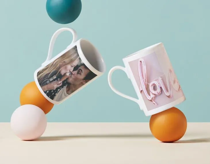 Porcelain China Photo Mug