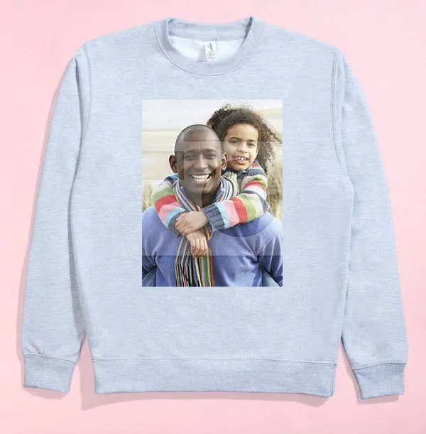Full Photo Upload Personalised Sweatshirt