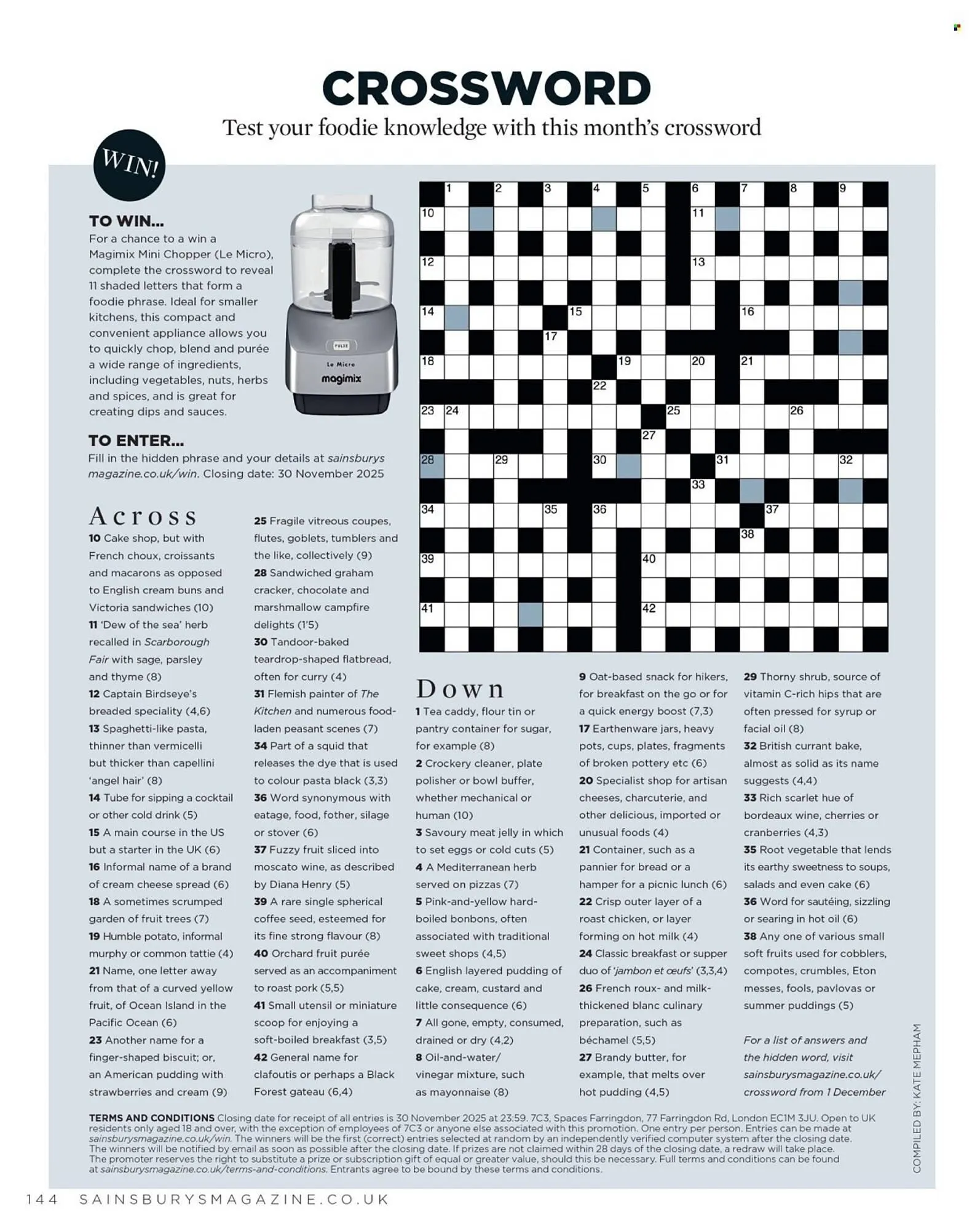 Sainsbury's leaflet from 1 October to 31 October 2025 - Catalogue Page 144