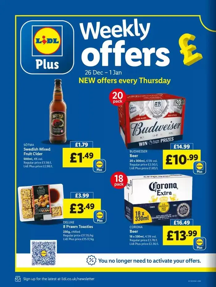 Great offer for all customers from 26 December to 1 January 2025 - Catalogue Page 4