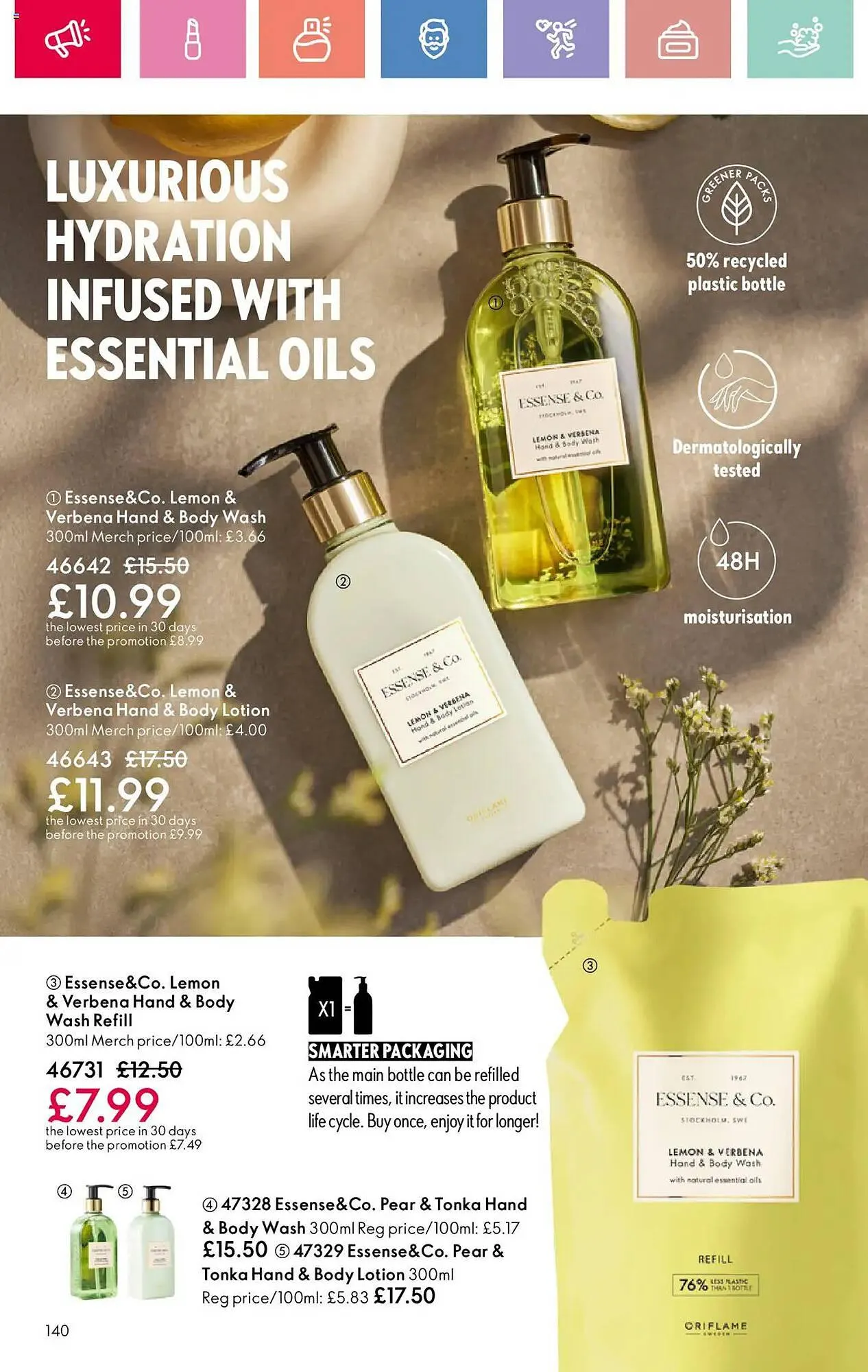 Oriflame leaflet from 10 July to 30 July 2025 - Catalogue Page 140