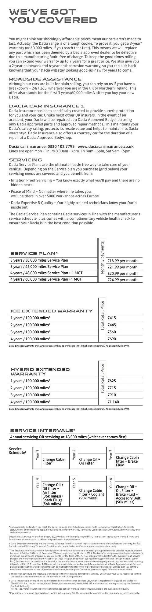 Dacia leaflet from 8 October to 31 May 2025 - Catalogue Page 26