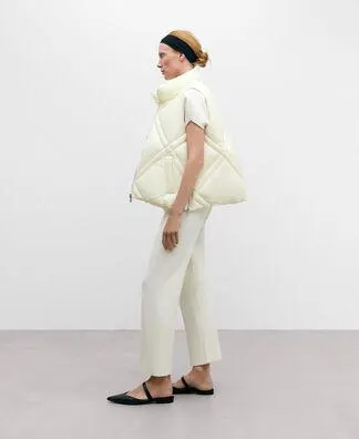 Oversize padded waistcoat