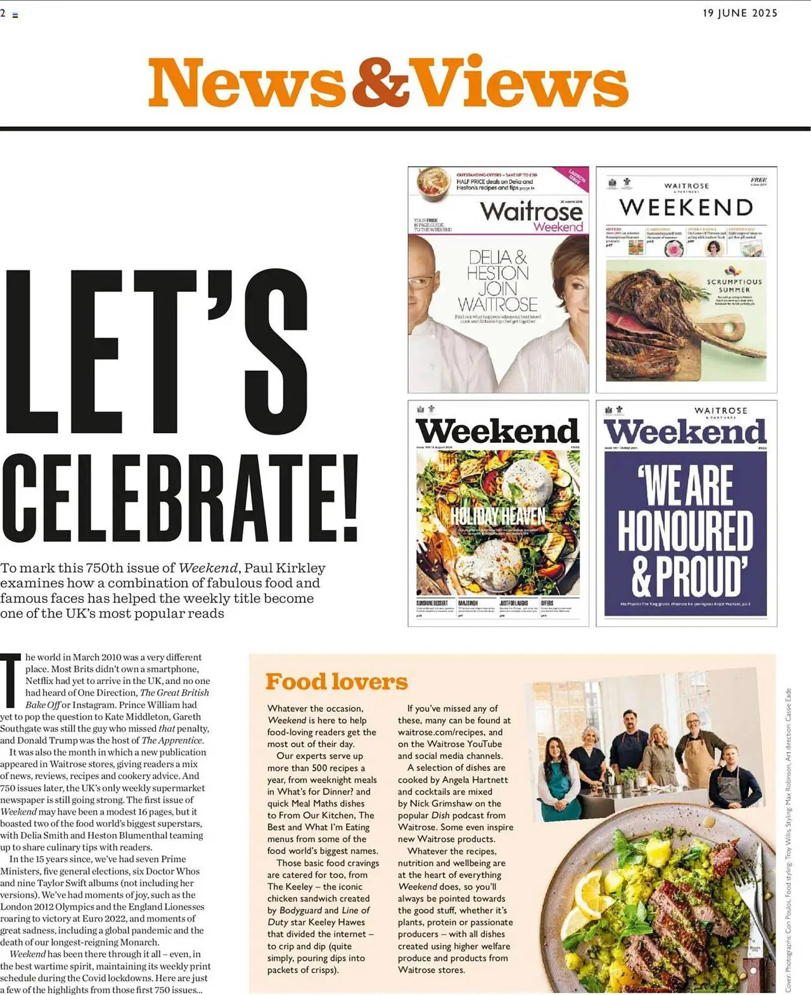 Waitrose leaflet from 19 June to 26 June 2025 - Catalogue Page 2