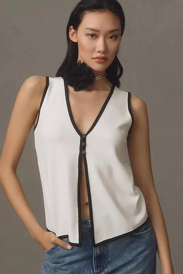 Maeve Colourblock Knitted Vest