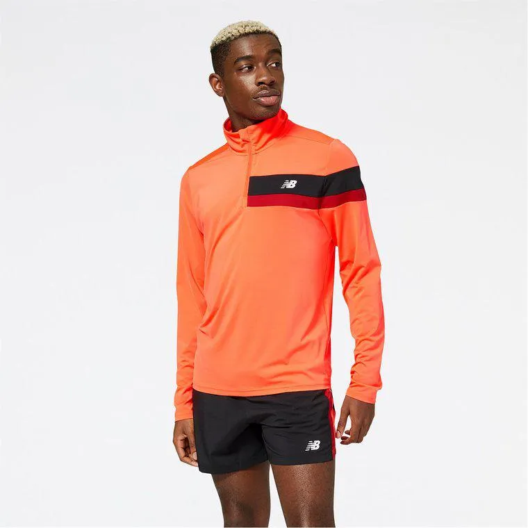 New Balance Accelerate 1/4 Zip Mens Running Top