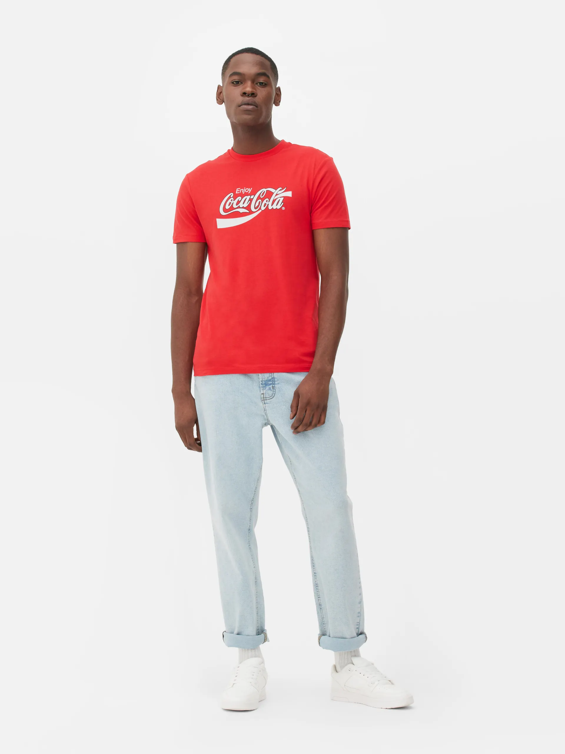 T-shirt met print en korte mouwen Coca-Cola