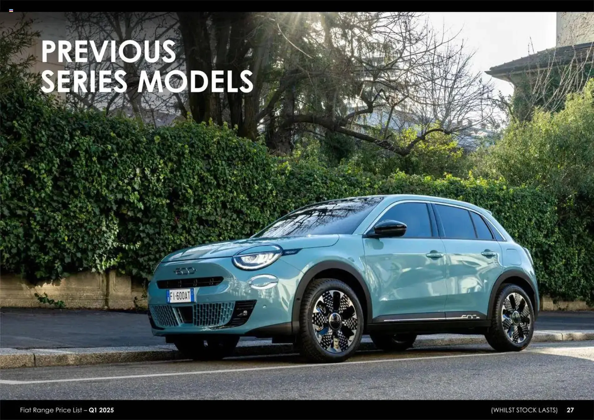 Fiat leaflet from 1 July to 1 April 2026 - Catalogue Page 27