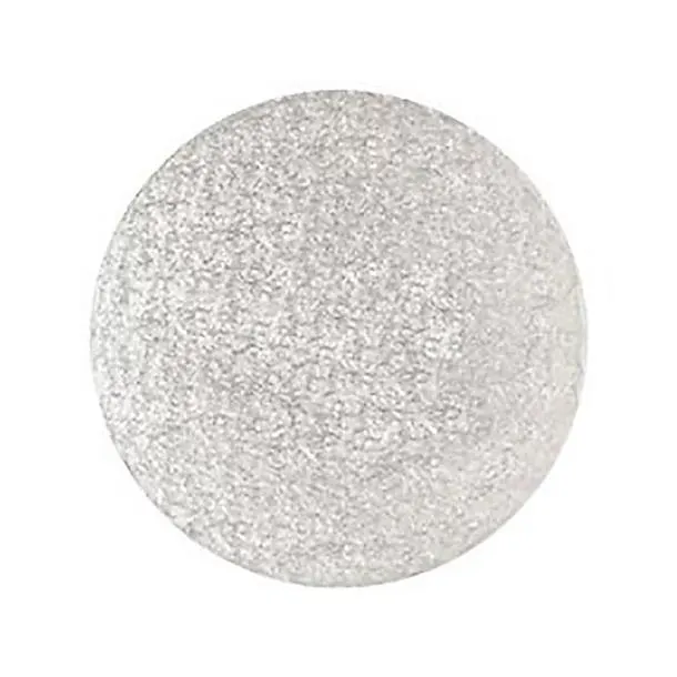 30cm Silver Cake Board Drum - Round