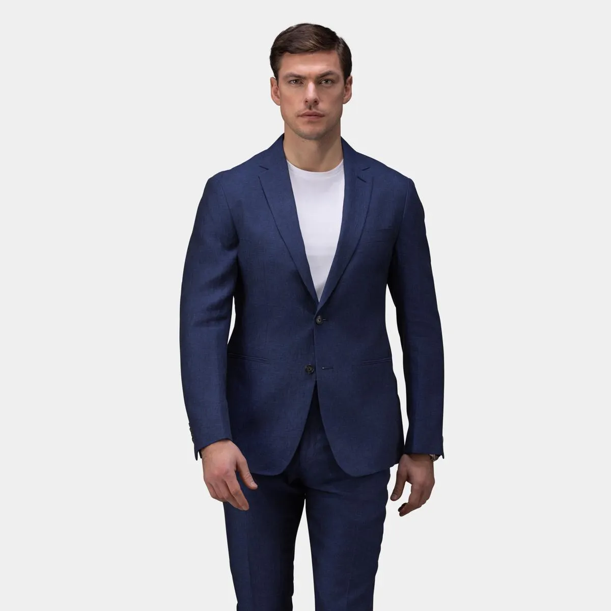 Navy two-piece suit