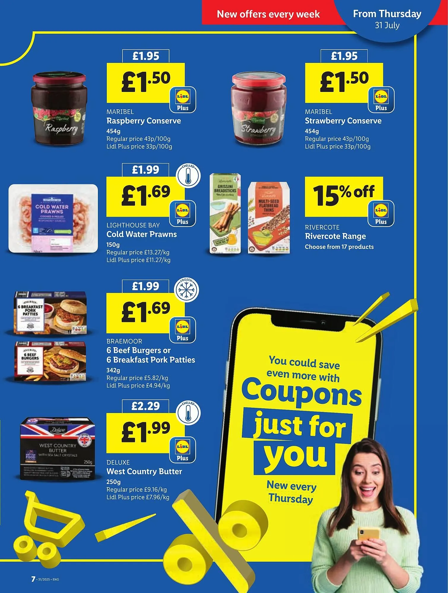 Lidl leaflet from 31 July to 6 August 2025 - Catalogue Page 7