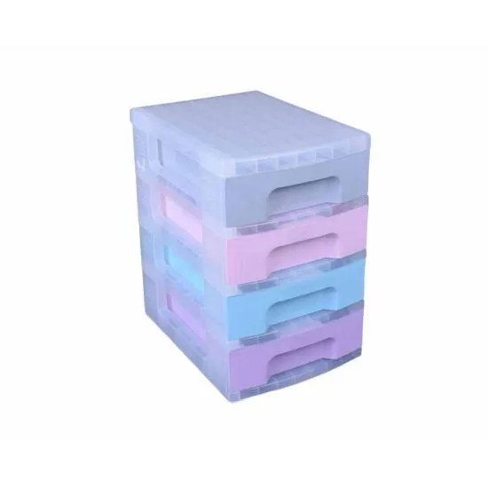 Really Useful Storage Drawer Unit Pastel 4x7 Litre